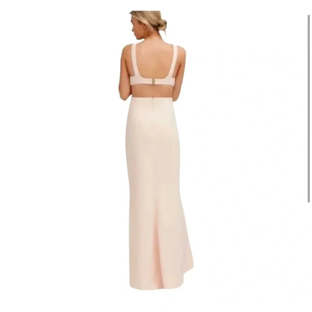 Significant Other Evie Cutout Gown‎ Size 10 Blush Formal Wedding Guest
